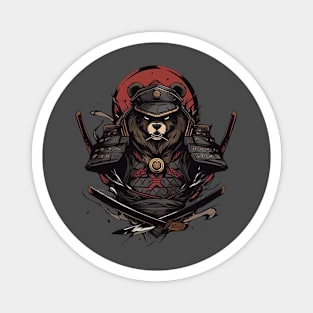 samurai bear Magnet